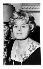 Shelley Winters Signed Black & White Postcard Photo Beckett0