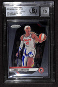 Dijonai Carrington Signed 2024 Panini Prizm Card BAS Auto 100