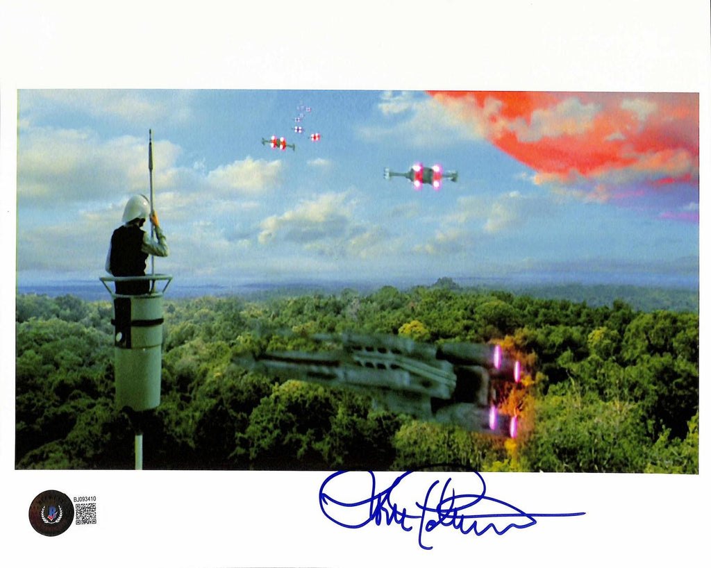 Lorne Peterson Massassi Base Lookout Signed Star Wars 8x10 Photo Beckett0