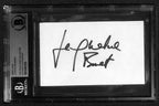 Jacqueline Bisset Actress Signed 3x5 Index Card Beckett Slab0