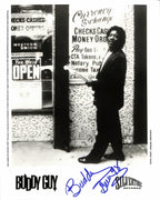 Buddy Guy Signed Black and White Promotional Photo 8x10 BECKETT0
