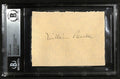 William Beebe Scientist & Author Signed Cut Beckett Autograph0