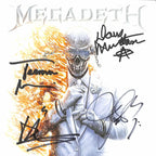 Megadeth Band Signed Self Titled CD Insert Beckett LOA w/Full Album Cover0