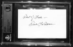 Dick LeBeau Football HOF'er Signed 3x5 Index Card BECKETT0