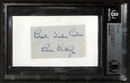 Bill Dickey New York Yankees Vintage Signed Cut Beckett Slabbed Autograph0