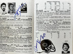 1982 Chicago Bears Signed Official Media Guide By 48! Payton Ditka BAS1