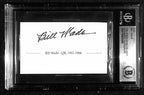 Bill Wade Chicago Bears signed QB 1961-1966 cut autograph Beckett Auto0