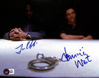 Dominic West & Lance Reddick Signed The Wire Photo 8x10 Beckett Authenticated0