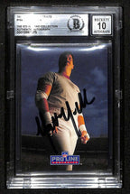 Matt Millen Raiders Signed 1991 Pro Line Portraits Card Beckett Auto 100