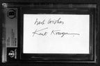 Kurt Kreuger Legendary Actor Signed Index Card Beckett Slab0