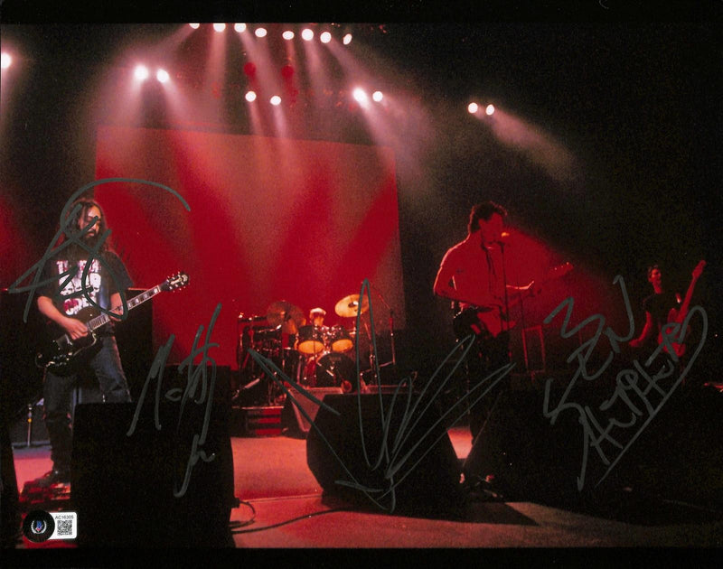 Soundgarden Band x 4 Signed 11x14 Concert Photo BECKETT0