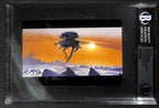 Ralph McQuarrie Signed Star Wars ESB Probe Droid Concept Art Postcard Beckett0