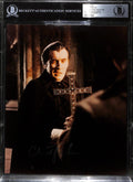 Christopher Lee Signed Dracula Photo 8x10 Beckett Slab Auto 100