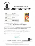 Star Wars Multi-Signed VHS Cover Kurtz, Diamond, Fraser - Beckett LOA2