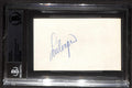 Lou Ferrigno The Hulk Signed 3x5 Index Card Beckett Autograph0