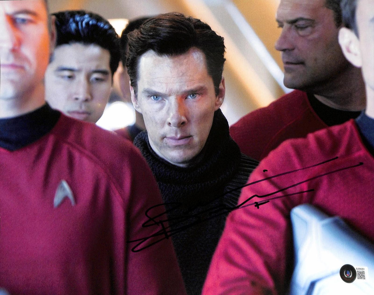 Benedict Cumberbatch Signed Star Trek Photo 11x14 Beckett Authenticated0