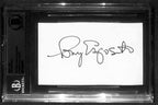 Tony Esposito Signed Index Card Beckett Slabbed Autograph0