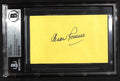 Cesar Romero Batman "The Joker" Signed Index Card Beckett Slabbed Autograph0