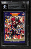 Jim Fahnhorst Signed 1989 Pro Set 49ers Card Beckett0