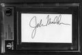 John Madden Signed Cut Beckett Slab0