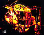 Simon Wright Signed 8x10 Photo AC/DC DIO Drummer Beckett Authenticated0