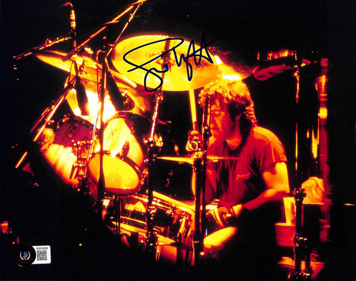 Simon Wright Signed 8x10 Photo AC/DC DIO Drummer Beckett Authenticated0