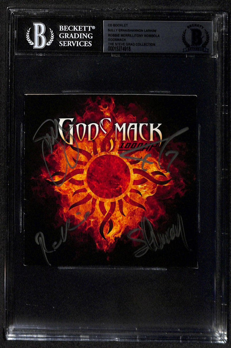 Godsmack Band x4 Signed 1000hp CD Cover BECKETT0