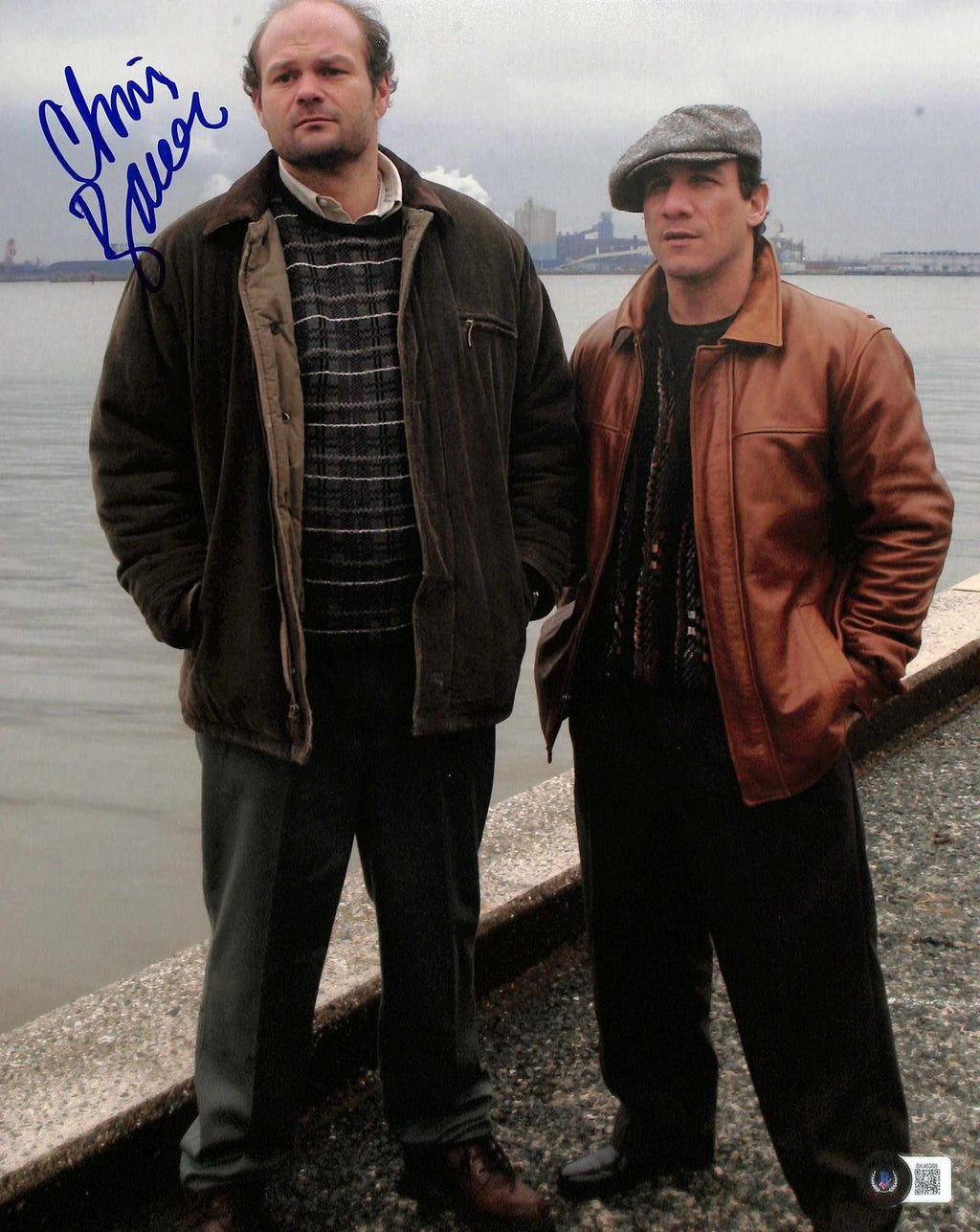 Chris Bauer The Wire Signed Photograph 11x14 BECKETT0