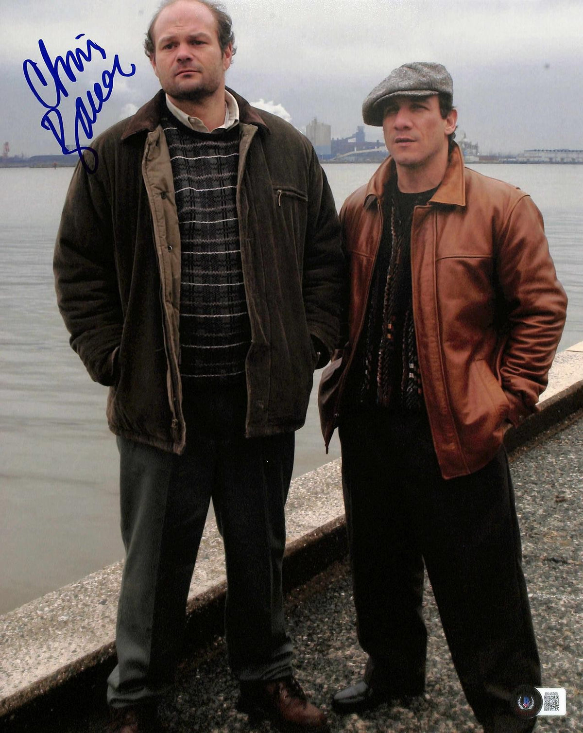 Chris Bauer The Wire Signed Photograph 11x14 BECKETT0
