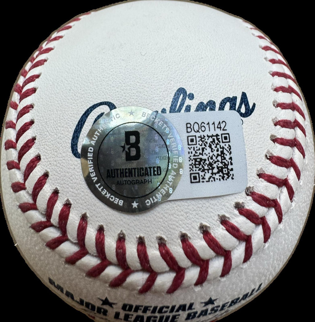 Stephen Strasburg Senators Signed Official MLB Baseball Beckett2