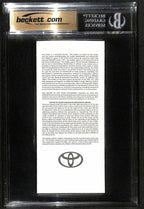 Shaquille O'Neal Final Game VS KOBE Signed 2011 LA VS BOS Ticket BAS AUTO 101
