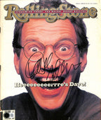David Letterman Signed Rolling Stone Magazine Beckett Authenticated0