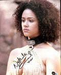 Nathalie Emmanuel Signed "Missandei" Game of Thrones 11x14 Photo BAS0