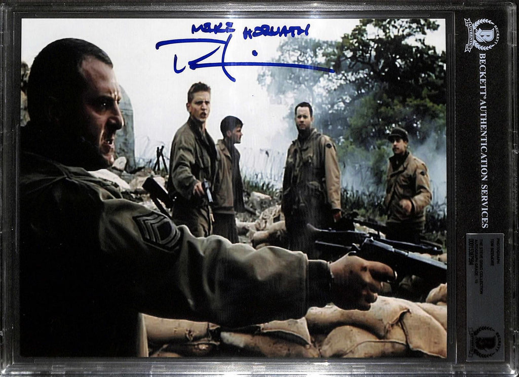 Tom Sizemore Signed Saving Private Ryan 8x10 Photo Beckett AUTO 100