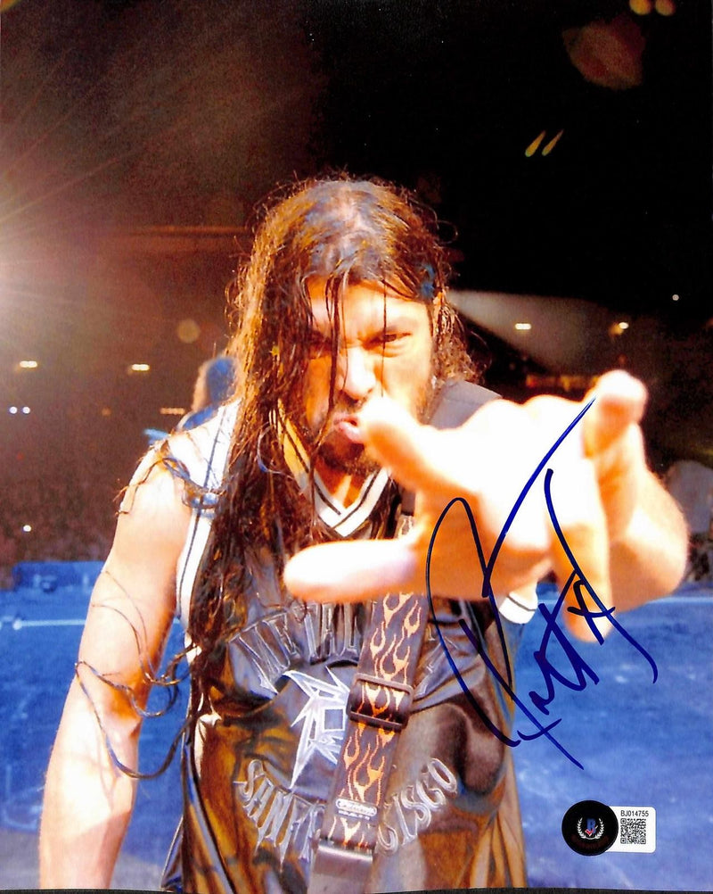 Robert Trujillo Metallica Bass Player Signed Concert Photo 8x10 Beckett0