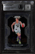 Sami Whitcomb Signed 2021 Panini Prizm WNBA Card Beckett 10 Auto0