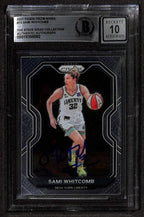 Sami Whitcomb Signed 2021 Panini Prizm WNBA Card Beckett 10 Auto0