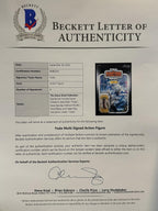 Original Trilogy Collection (2004) Signed Yoda Figure by 6! Freeborn BECKETT LOA2