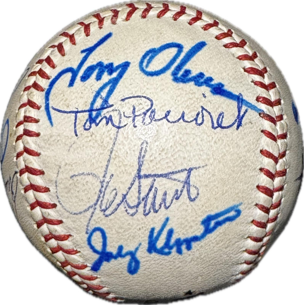 MLB Old Timers & Alumni Multi-Signed Baseball by 14 Legends Beckett3