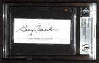 Gary Fencik Chicago Bears Legend Signed Cut Beckett0