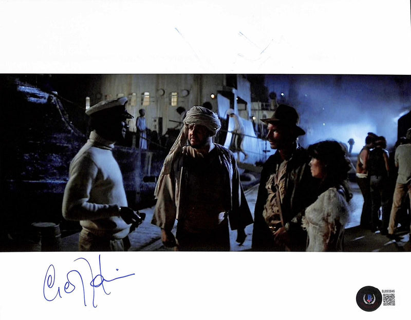 George Harris "Katanga" Signed Indiana Jones Photo 8x10 Beckett Authenticated0