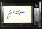 Jack Klugman Odd Couple Quincy MD Signed 3x5 Index Card Beckett0