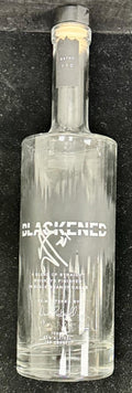 James Hetfield Metallica Founder Signed Blackened Whiskey Bottle Beckett0