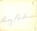 Leroy Anderson Legendary Composer Signed Autograph Cut Beckett Authenticated0