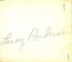 Leroy Anderson Legendary Composer Signed Autograph Cut Beckett Authenticated0