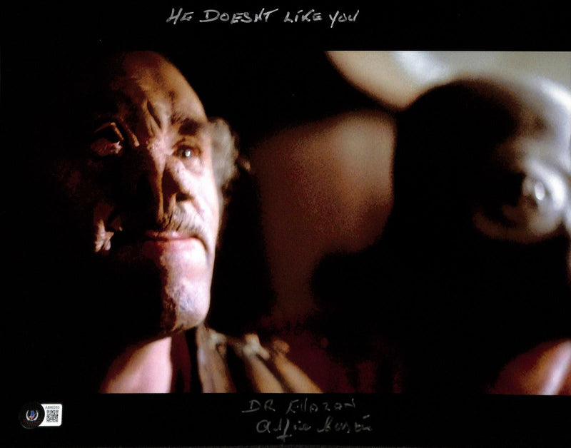 Alfie Curtis Signed & Insc "He Doesn't Like You" Star Wars 11x14 Photo Beckett0