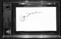 Joe Torre New York Yankees BB HOF Signed 3x5 Index Card BECKETT0