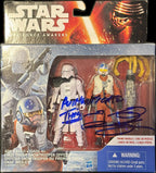 Greg Grunberg Signed Star Wars Snap Wexley Action Figure Beckett0