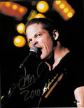 Jason Newsted Metallica Bassist Signed Photograph 11x14 BECKETT0