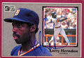 Larry Herndon Signed 1983 Donruss Giant Tigers Trading Card BAS0